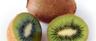 Allergy to kiwi, photo