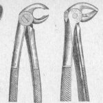 Beak-shaped forceps for the lower jaw