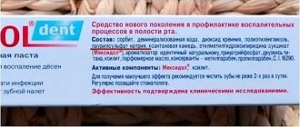 Пример состава одной из паст из магазина